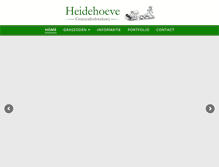 Tablet Screenshot of heidehoeve.com